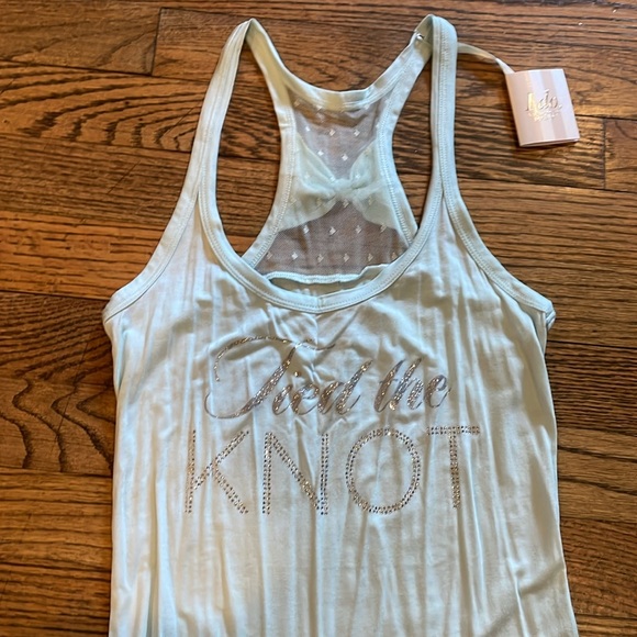 NWT Victoria’s Secret “Tied the Knot” Tank - Picture 2 of 5